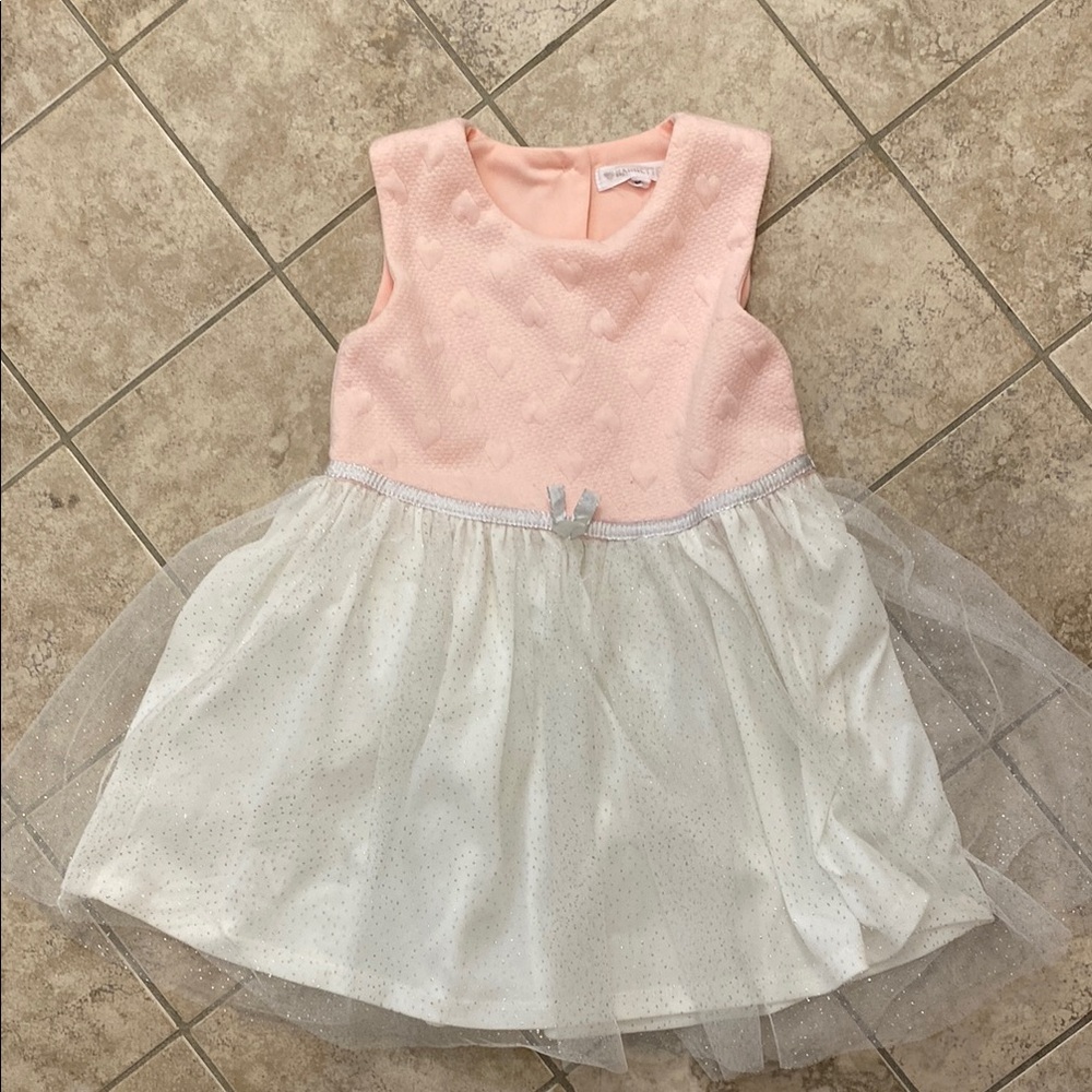 Nanette kids Pink and White Tulle Dress size 4